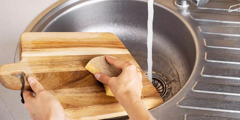 تمیز کردن تخته گوشت