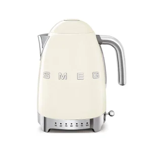 کتری برقی درجه دار اسمگ رنگ کرم مدل KLF04